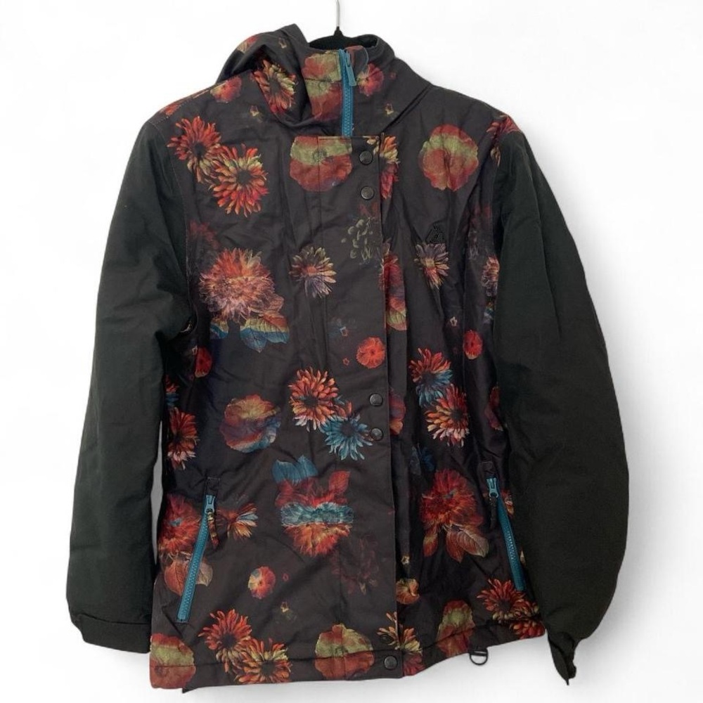 Aperture Black Floral Women's Ski Jacket